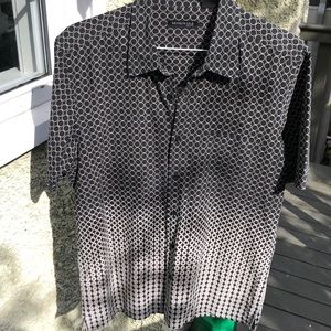 Short sleeve Geometric graphic design shirt